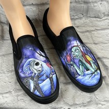 Vans Nightmare Before Natale Dipinto a Mano Scarpe da Uomo Misura 16 Nuo... - $149.66