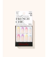 ABNY GLAMIFY FRENCH CHIC 10 DAY WEAR 24 NAILS COFFIN LONG #NTFC08 - $5.49
