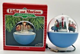 1988 Hallmark Skater&#39;s Waltz Light and Motion Keepsake Ornament U134 - $24.99
