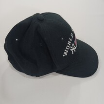 Vintage NY Yankees Black Hat Cap 2001 World Series Wool Blend MLB Back Strap image 9