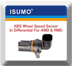 ABS Wheel Speed Sensor In Differential 4WD RWD Fits:Serie F Lobo Lincoln... - $11.75