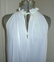 Barad Nylon Crepeset Long Halter Top Nightgown Made in USA Vintage 1970s... - £19.05 GBP