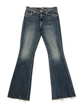 Mother Jeans The Weekender Fray Flare Raw Hem Size 31 USA Whiskering - $79.20
