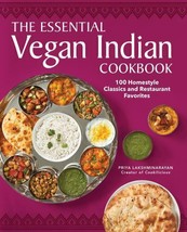 Cookbook Indian Essential Vegan 100 Classics Recipes Cooking Softcover 160 pgs - £10.98 GBP