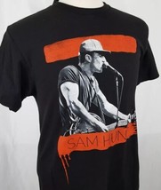 Sam Hunt T-Shirt Large Red Drip Summer 2015 Tour Black Official Two Sided Tultex - £10.38 GBP