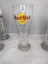 Hard Rock Cafe St. Louis Pilsner Beer Glass Tall One 8.5&quot; USA Travel Rock &amp; Roll - £15.63 GBP