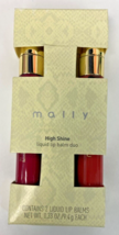 Mally High Shine Liquid Lip Balm Duo, Peach &amp; Hot Pink 0.33 oz  / 9.4 g ... - £17.25 GBP