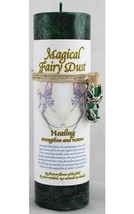 An item in the Everything Else category: Healing Pillar Candle with Fairy Dust Necklace