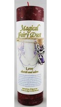 Love Pillar Candle with Fairy Dust Necklace - $25.00