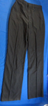 Dla Usn Us Navy Men&#39;s Black Athletic Fit Uniform Dress Pants Unhemmened 30X36 - £21.35 GBP