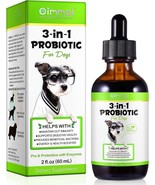 3in1 Natural Probiotic for Dogs Relieve Diarrhea, Gut Health, Itchy Skin... - $16.19