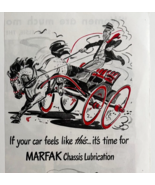 1947 Texaco Motor Oil Advertisement Gasoline &amp; Oil Marfak Lubrication DW... - $24.99