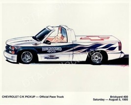 Indy 500 Pace TRUCK-1995 Chevrolet Ck PICKUP-DRAWING Fn - £27.04 GBP