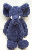 Jellycat Very Soft Floppy Navy Blue Elephant 13&quot; Plush Stuffed Animal Toy - £15.92 GBP