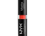 NYX Matte Lipstick color MLS05 Indie Flick ( Bright coral red # 5 ) Bran... - $4.99