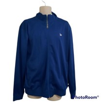 New Era Jacket Mens Athetic Jacket Large Blue Full Zipper - $39.74