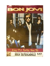 Bon Jovi Poster &#39;93 Keep The Faith Concert Jon John - $89.99