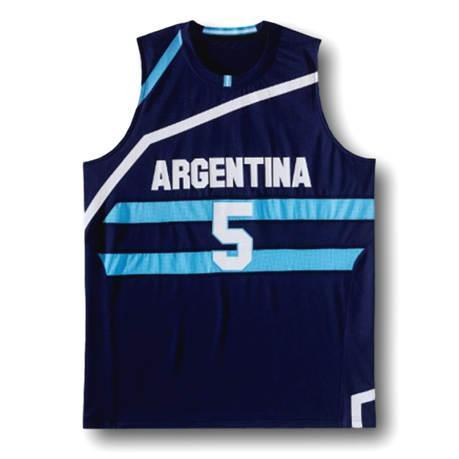 Manu Ginobili Custom Team Argentina New Men Basketball Jersey Navy Blue ... - $39.99