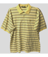 $9.99 Masters Collection Blue Yellow Stripes Cotton Golf Augusta Polo Sh... - $13.51