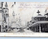 Luna Park Promenade Street View Coney Island New York NY 1906 UDB Postca... - £9.35 GBP