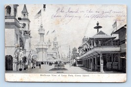 Luna Park Promenade Street View Coney Island New York NY 1906 UDB Postcard Q6 - £9.34 GBP