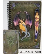 Purple Fairy with Pen Sketchbook Book of Shadows New - $25.95