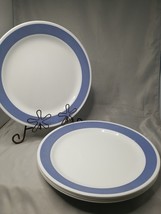 Corelle Corning Periwinkle Sundance  10-1/4&quot; Dinner Plate Blue Set Of 5 - £16.79 GBP