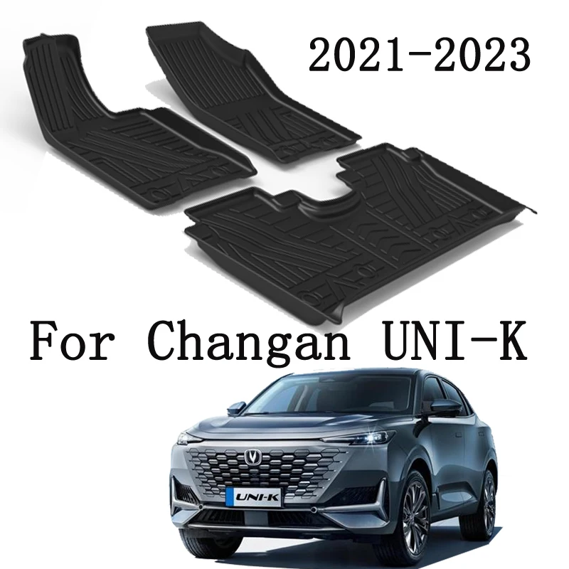 For Changan UNIK 2021-2023 Car Styling Floor Mats  Double Layer Custom TPE Foot - £171.03 GBP+
