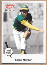 Fleer Greats of the Game 2002 Rollie Fingers Oakland Athletics #17 Baseball - £1.37 GBP