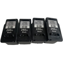 Genuine Canon PG 210XL Refillable LOT of 4 EMPTY Used Black Ink Jet Cartridge - £21.30 GBP