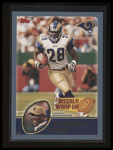 2003 Topps #297 Marshall Faulk - $2.00