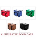 #1 Rated Industrial Food Delivery Bag Chafer Pan Carrier Choice + Colors... - $57.39 CAD