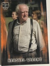 Walking Dead Trading Card #18 Scott Wilson Herschel Greene Orange Border - £1.58 GBP