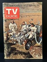 TV Guide 4/15/1972-Moon travel cover-NASA-astronauts-Eastern Illinois ed... - $6.89