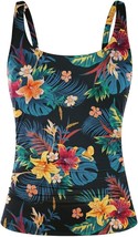 Aqua Eve Tankini Tops for Women Swimwear Top Only Tummy Control Bathing ... - £16.07 GBP
