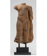 Antique Thai Style Standing Stone Dvaravati Buddha (probably) Statue - 5... - $4,829.25