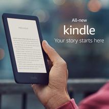 All-new Kindle Black 2019 version, Now with a Built-in Front Light, Wi-Fi 4GB eB - £101.47 GBP+