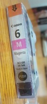 Genuine BCI-6 New Magenta Sealed Canon Printer Ink Cartridge Tank  - £7.84 GBP