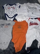 Bundle of baby boy clothes 0-3 Months. 6 Pieces. All Preloved Condition. - £12.42 GBP