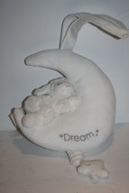 Baby GUND Winky Lamb Crib Pull 8&quot; Moon White Plush Dream Stuffed Musical... - $32.90