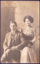 Edward &amp; Rose Hestley 1909 RPPC Photo - DeKalb, Georgia - £13.82 GBP