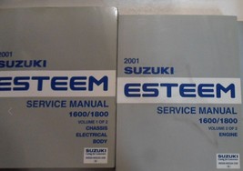 2001 Suzuki Esteem Service Repair Shop Workshop Manual Set OEM Factory - $150.31