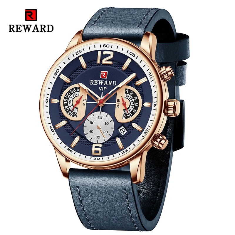  Fashion Mens Watches Waterproof Sport Wrist Watch for Man Chronograph Luminous  - £29.30 GBP