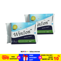 2 X Winalite WinIon Sanitary Napkin Girl Menstrual Pads with Wings (16 P... - £23.14 GBP