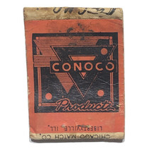 Conoco Oil Odom Service Station Atlanta Georgia Vintage Matchbook Cover Matchbox - £9.33 GBP