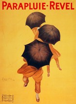 6457.Parapluie Revel Nouveau Umbrella Poster.Yellow Wall Art rain Decor - $16.20+