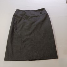 Apt. 9 Women&#39;s Back Zipper &amp; Slit Pull-On Gray Skirt Size 16 Measured Wa... - €6,51 EUR