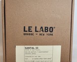 Santal 33 by Le Labo 100ML 3.4.Oz Eau De Parfum Spray New With Box - £199.52 GBP