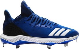 Adidas Icon Bounce Hybrid G27335 Baseball Cleats Metal Mens Size 13 Royal Blue - £23.81 GBP