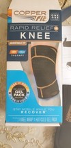 Copper Fit Rapid Relief Knee Adjustable Wrap with Hot/Cold Gel (Open box item) - £4.63 GBP